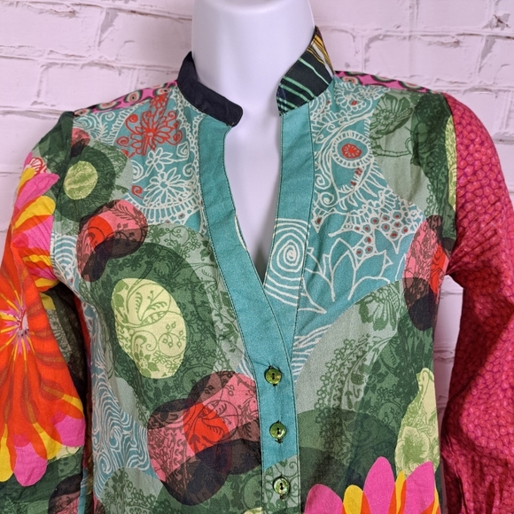 Desigual Multicolored button down shirt - Picture 3 of 9